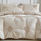 🛏️ 50% KORTING! ☁️ Elegante Dekbedovertrekset met Plissé Plooien