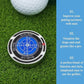 ⛳Precisie golf green-reading waterpas en balmarker.