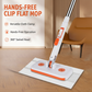 🧹 Handsfree platte mop met handig clipsysteem