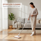 🧹 Handsfree platte mop met handig clipsysteem