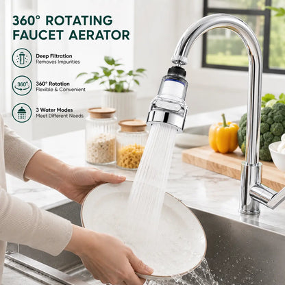 🚰🌿 Universele Waterfilter voor de Kraan – Frisser Water, Minder Spatten en Meer Comfort in de Keuken NL