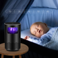 💥【50% OFF】🔥 360° UV Fotokatalytische Muggenlamp | Simuleert Lichaamswarmte | Stille Vortex <25dB | 7-Kleuren Nachtlampje | USB Voeding Draagbaar | Dekking 50-100㎡ | Zwart/Wit | Voor Slaapkamer/Kantoor/Camping 🦟