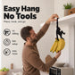 🐒 KOOP 2, KRIJG 1 GRATIS! 🍌 Aapvormige bananenhaken – Leuk design, stevig & ruimtebesparend – Ideaal voor het ophangen van fruit, tassen of keukenapparaten ✨