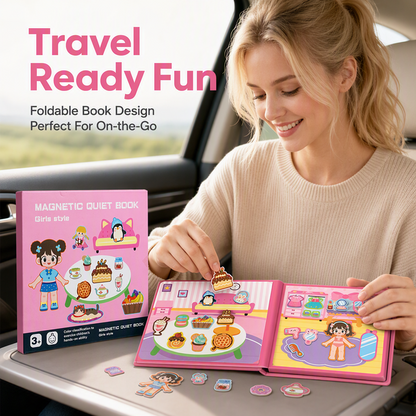 🧩 NU 50% KORTING! 🧒 Magnetisch Stilboek voor Kinderen – Opvouwbare puzzelscènes, magnetisch & educatief – Stimuleert creativiteit & leren voor jongens & meisjes ✨