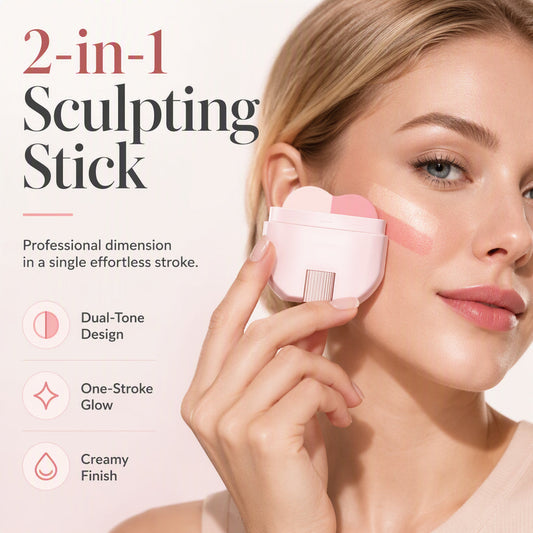 2-in-1 Blush & Highlighter Stick – In één beweging aanbrengen, eenvoudig te blenden en zonder vlekkerige finish