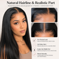 Voorgeplukte steile Lace Wig – Natuurlijke haarlijn & hittebestendig ontwerp, geen kunstmatige look meer