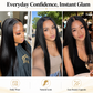 Voorgeplukte steile Lace Wig – Natuurlijke haarlijn & hittebestendig ontwerp, geen kunstmatige look meer
