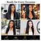 Voorgeplukte steile Lace Wig – Natuurlijke haarlijn & hittebestendig ontwerp, geen kunstmatige look meer
