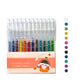 Set met intrekbare glittergelpennen voor journaling en tekene