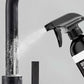 🚿  Kalkreiniger Spray voor Zwarte Wastafels & Kranen, Verwijdert Hardnekkige Watervlekken, Badkamerreiniger Zonder Schrobben voor Kranen, Wastafels & Doucheoppervlakken