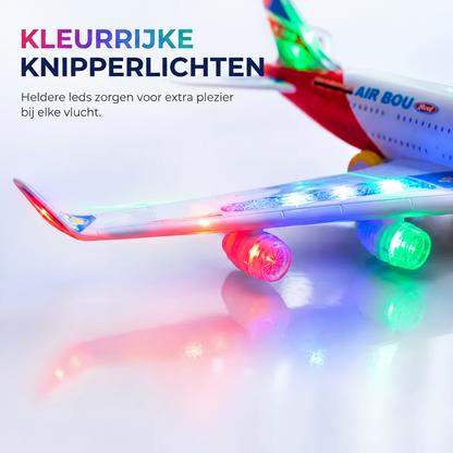 ✈️✨ 50% KORTING! Elektrisch Speelgoedvliegtuig met Licht & Geluid – Realistische Details, Bewegend Speelplezier & Leuk voor Kinderen 🎁
