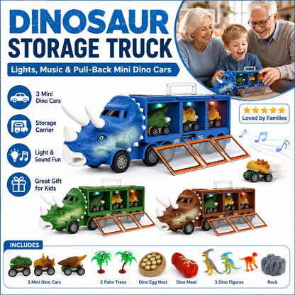 🦖 Interactieve vrachtwagen voor dinosaurus-speelgoed – Leuk speelgoed voor kinderen ✨