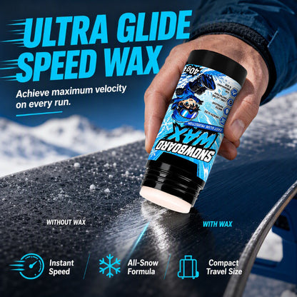 Snel aan te brengen snowboardwaxstick