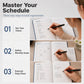 📖 2027 Minimalistische Agenda & Notitieboek | Overzichtelijk Plannen, Notities Maken & Ideeën Bewaren