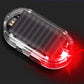 😱🚨 Stop met piekeren of je auto vannacht veilig is! Dit realistische anti-diefstal LED-licht op zonne-energie simuleert een actief alarmsysteem en jaagt dieven weg – automatisch aan in het donker.