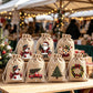 🎁 50% KORTING – KOOP 1, KRIJG 5! Kerstcadeauzakjes met Schattige Prints | Herbruikbaar & Scheurvast | Met Koordsluiting voor Snoep, Sieraden & Kleine Cadeautjes