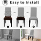 🪑 Elastische Stoelhoes | Eenvoudig Passend Geruit Design