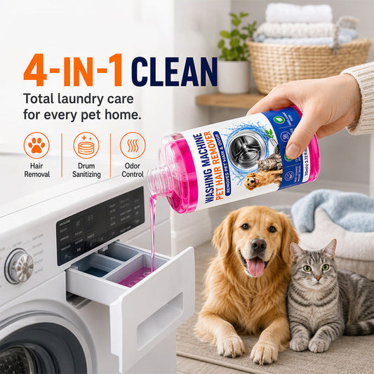🐾 50% korting! 4-in-1 wasmachine reiniger – verwijdert dierenharen, ontsmet de trommel & elimineert geurtjes in 1 wasbeurt. Veilig voor huisdieren! ✨🧺
