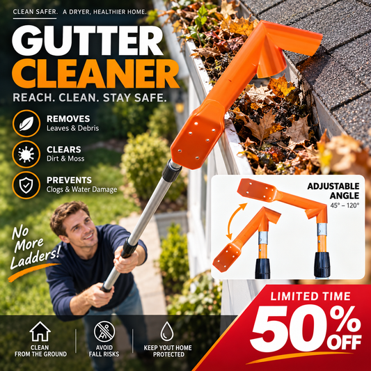 🔧 TIJDELIJK 50% KORTING! ✨ Dakgootreinigingstool Zonder Ladder NL