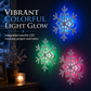 💥🎁 Van gewone kamer naar betoverende winterse sfeer – deze glow-in-the-dark sneeuwvlokstickers met zilveren glitter en blauwgroen licht zijn het ultieme kerstcadeau!