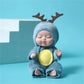 🍼 Mini-Babypoppenset met Dierenoutfits