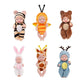 🍼 Mini-Babypoppenset met Dierenoutfits