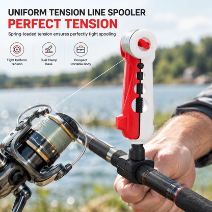📢📢 50% KORTING🎣 Draagbare vislijnspoel & molenoproller – Compact visaccessoire