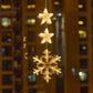 🎄 Kerstraamverlichting met Zuignappen