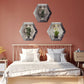Wandstickers met decoratieve schilderijen in potten
