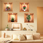 Wandstickers met decoratieve schilderijen in potten