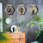 Wandstickers met decoratieve schilderijen in potten