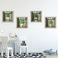 Wandstickers met decoratieve schilderijen in potten