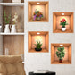 Wandstickers met decoratieve schilderijen in potten