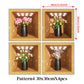 Wandstickers met decoratieve schilderijen in potten