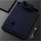Herensweater van premium kasjmier in effen kleur