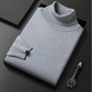 Herensweater van premium kasjmier in effen kleur