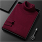 Herensweater van premium kasjmier in effen kleur