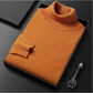 Herensweater van premium kasjmier in effen kleur